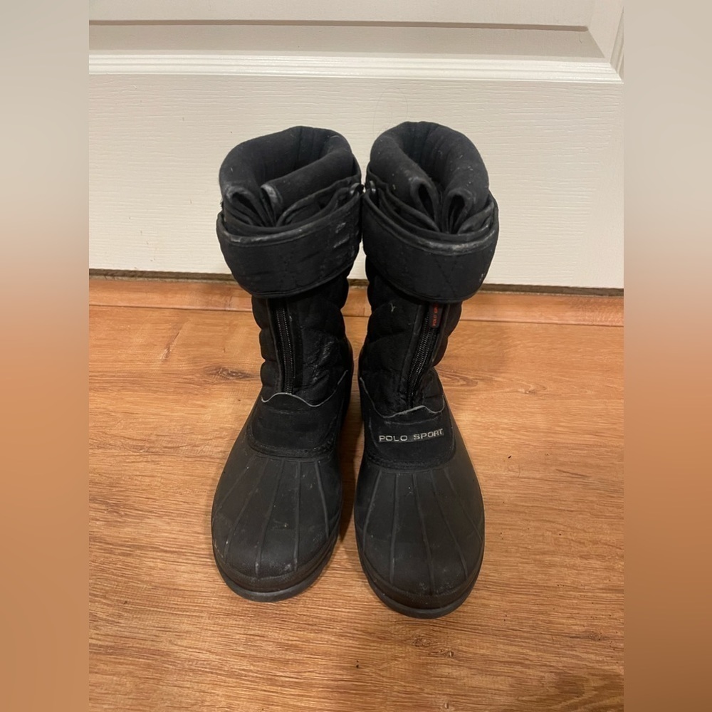 Polo Sport black kids snow boots​​​​​​​​